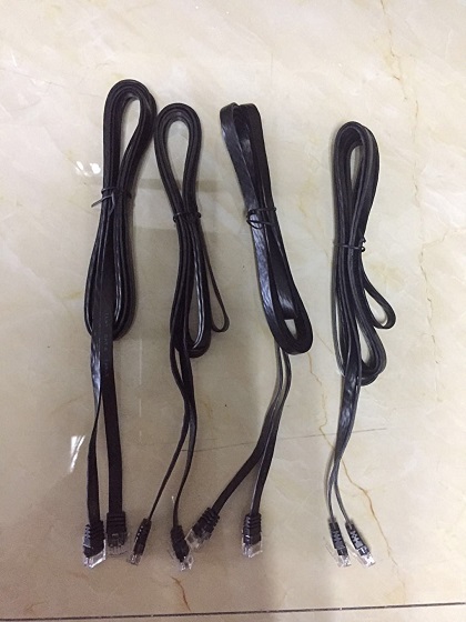 水晶头面板延长线